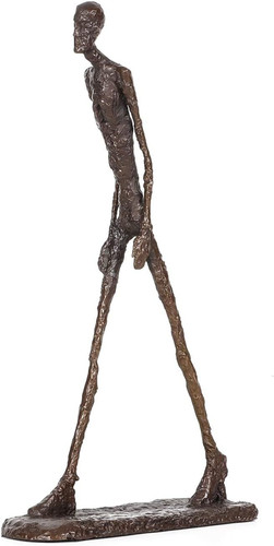 Bronze giacometti walking - bronze,
