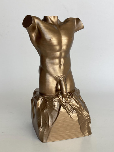 Male torso sculpture - male,