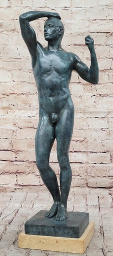 Adam statue famous rodin - statue,