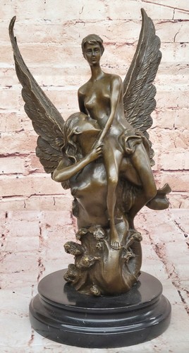 Leda and the swan - leda, bronze