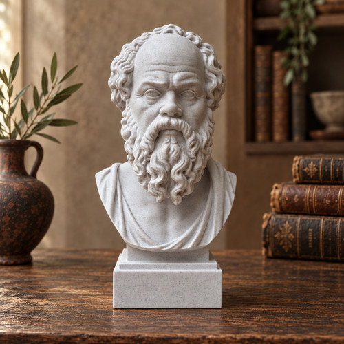 Socrates bust greek - socrates,