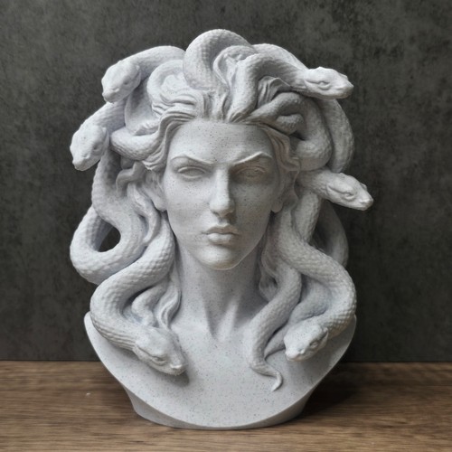 Medusa bust snake goddess - bust,