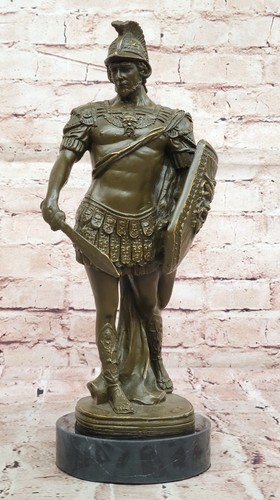 Classic roman soldier bronze - soldier,